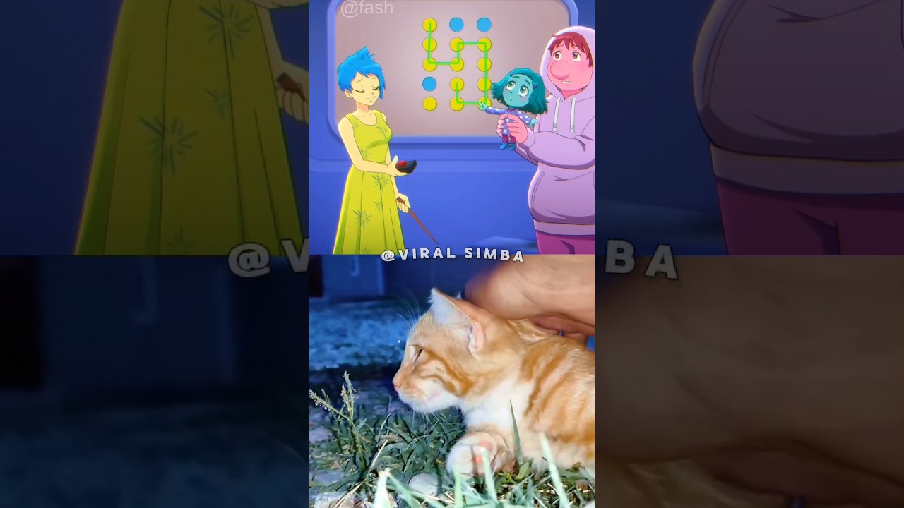 🎉 Line Maze Challenge №2! Inside Out 2 Cat Animation