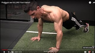 Athlean-X - Pushups are KILLING Your Gains: Building Strength vs Demonstrating Strength