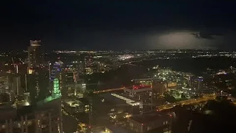 Lightning storm live from the 56th floor of the Independent in downtown Austin
