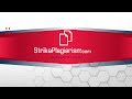 StrikePlagiarism: Safeguard Your Work with Next-Gen Plagiarism & AI Detection