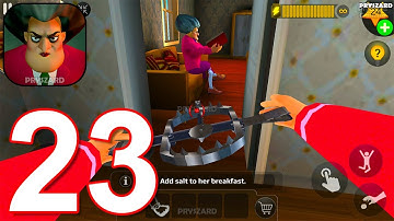 Scary Teacher 3D - Gameplay Walkthrough Part 23 Chapter 1 New Update V8.2 (iOS, Android)