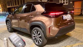 Toyota Yaris Cross Facelift 2027 At Night - Led Lights, Dynamic Indicators & Fog Lights