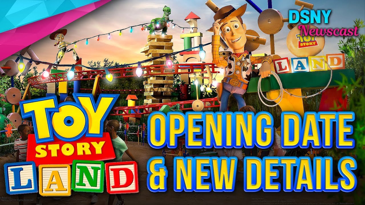 OPENING DATE & New Details for TOY STORY LAND at Disney World Disney