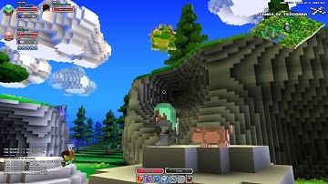 Cubeworld Gameplay Multiplayer - Saurian Encounter!!