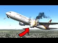 Boeing 777 Emergency Landing to Sea | Real time Plane Spotting X-PLANE 11