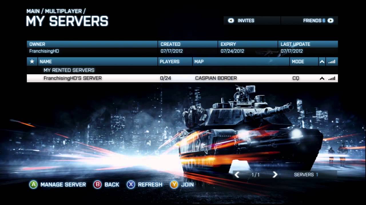 battlefield 3 servere