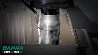 Radial Chip Thinning - Action shots of milling feed rate adjusted for reduced width of cut - DAPRA