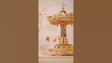 Swing Ride DIY Wooden Music Box Puzzle