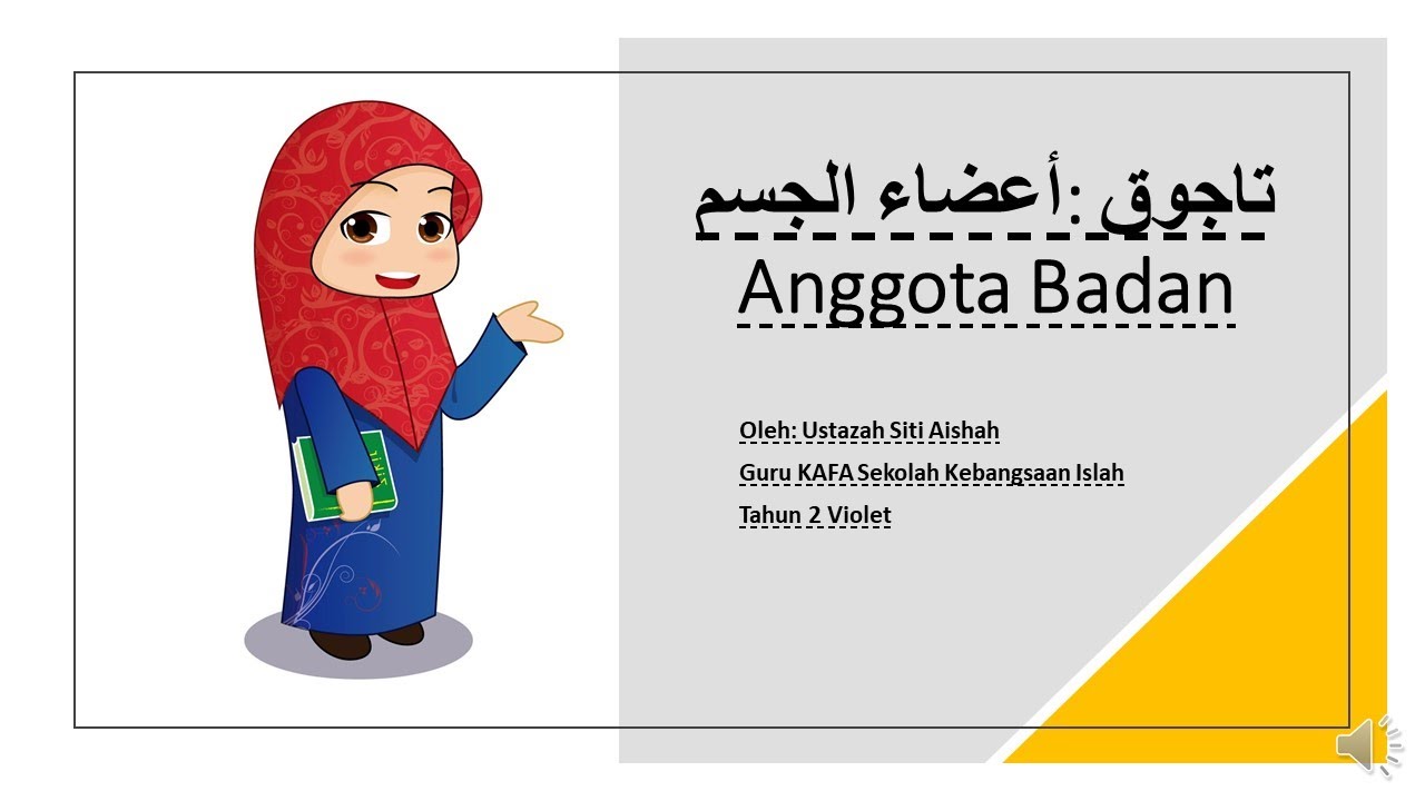 Bahasa Arab Nama Nama Anggota Tubuh Kamus Mufradat