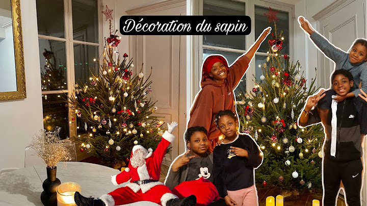 ON DÉCORE LE SAPIN DE NOËL 🎄