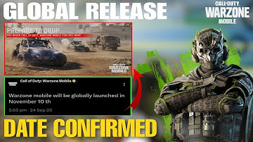 WARZONE MOBILE GLOBAL RELEASE DATE || SEASON 6 BIG UPDATE