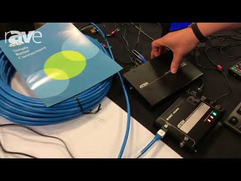 E4 AV Tour: ATEN Features HDMI HDBaseT Extender, Speaks About HDBaseT Expert Training
