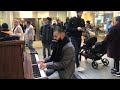 Fast boogie woogie piano in public