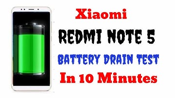 Battery drain test after stable update of redmi note 5 (9.5.11.0)