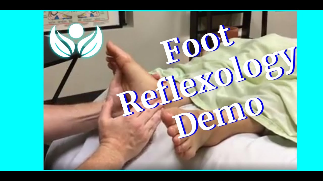 Foot Reflexology Technique Demonstration at Hands on Health Massage Therapy and Wellness in Cary