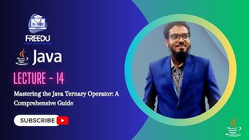 Mastering the Java Ternary Operator A Comprehensive Guide || Bangla