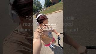 be safe out there girls 💘 #safetyawareness #safetyfirst #hotmomwalks #momcontentcreator