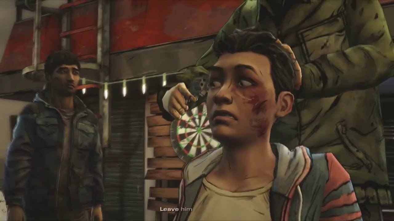 Greg Pisses Himself (Cutscene) The Walking Dead Mishonne