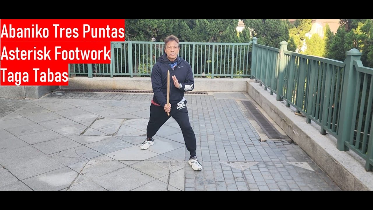 Learn the Asterisk Footwork and Taga Tabas (To hack, To slash)