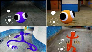 Playing As Orange And Purple Vs Orange And Purple Lookies In Rainbow Friends Full Gameplay