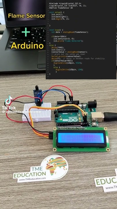 Flame sensor arduino project #electricalengineering #arduino # ...
