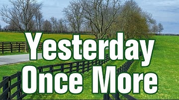 Yesterday Once More (The Carpenters Lyrics)