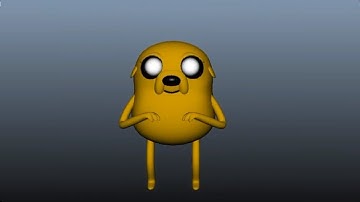 3d modeling Jake The Dog a character from Adventure Time (Autodesk Maya Tutorial)