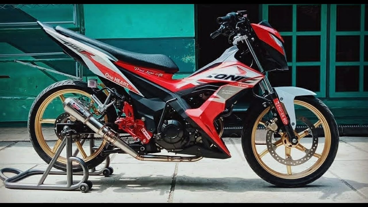 SONIC 150 r||- sonic 150 r modifikasi ala road race - YouTube