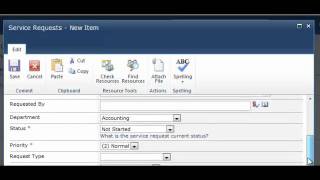 Service Requests - EPM Live
