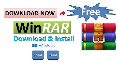How to download WinRAR for free on windows for PC and Laptop 64 bit 32 bit latest version