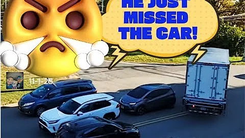 Live-Traffic Just missed the car! #live #traffic #cars trucks #crazydrivers