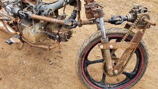 I BUILDING 2X2 MOTORBIKE V2 WITH CARDAN JOINT HOMEMADE 2X2 MOTORCYCLE FWD by 2T-DIY 5,678,953 views 5 months ago 14 minutes, 38 seconds