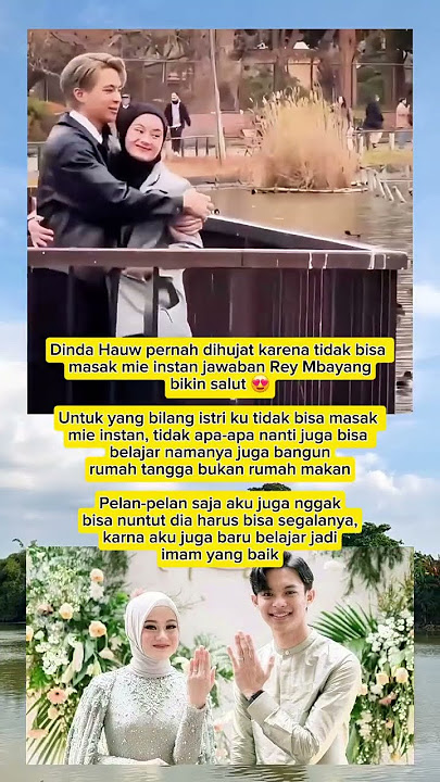 JAWABAN REY MBAYANG DINDA HAUW TIDAK BISA MASAK MIE #reels #reelfyp #viralvideo