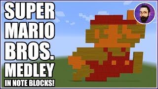 Super Mario Bros. Theme MEDLEY | Minecraft Note Block Song