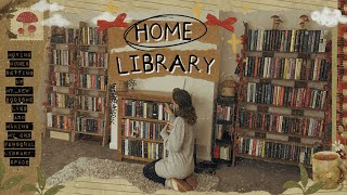 𝐬𝐞𝐭𝐭𝐢𝐧𝐠 𝐮𝐩 𝐦𝐲 𝐡𝐨𝐦𝐞 𝐥𝐢𝐛𝐫𝐚𝐫𝐲 ♡ moving vlog & arranging my bookshelves 📦✨
