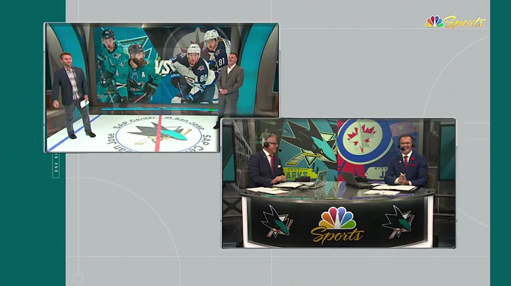Dan Boyle gets chriped by Randy Hahn & Bret Hedican