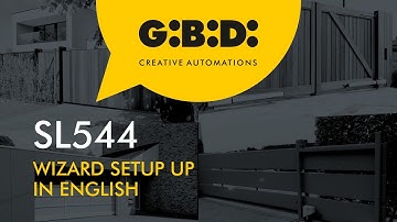 SL544 wizard setup (EN)