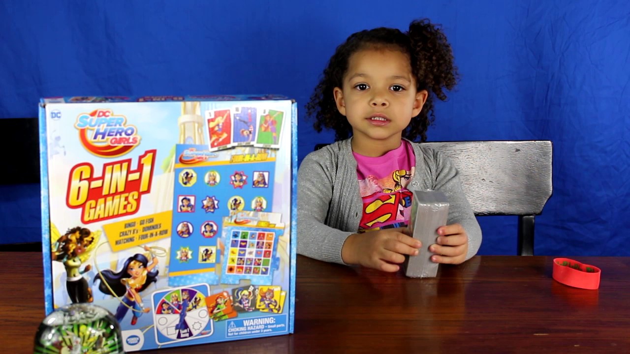 DC Superhero Girls 6 in 1 games | DOMINOES | VIOLETTEVERSE