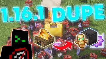 MINECRAFT 1.16.1 | DUPLICATION GLITCH