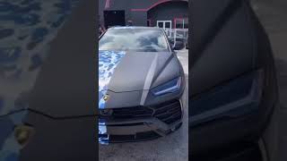 Lil Mosey Showing Off His Custom Lamborghini Urus