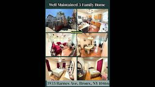 Bronx Well Maintained 3 Family For Sale Bronx Well Maintained 3 Family For Sale