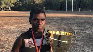 Groote eylandt grand final 2017: nelson bara