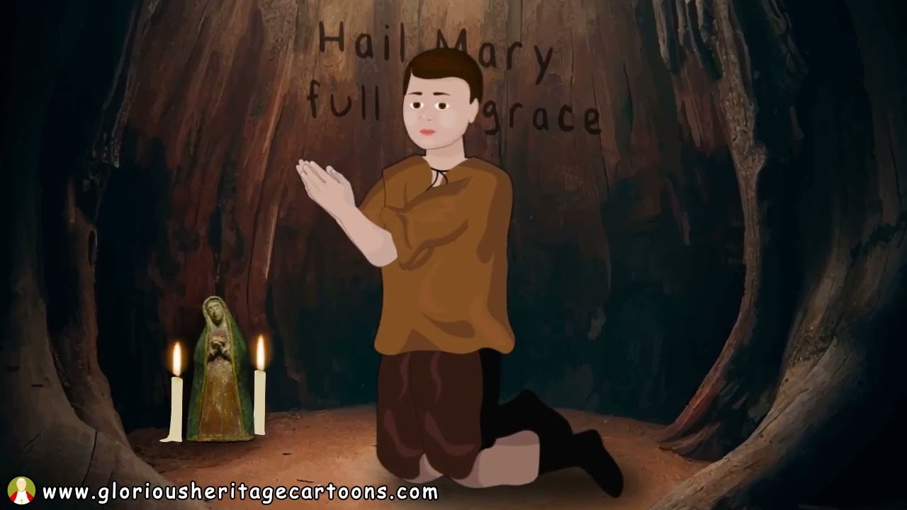 Saint Simon Stock and the Scapular Cartoon - Preview