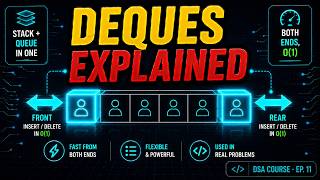 Deques Explained: The Structure That Does Both Jobs || DSA COURSE · EP. 11