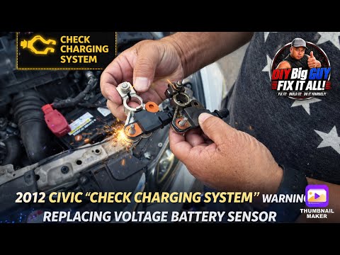 “Check Charging System” Warning? 2012 Honda Civic EASY Fix (Voltage Sensor DIY)