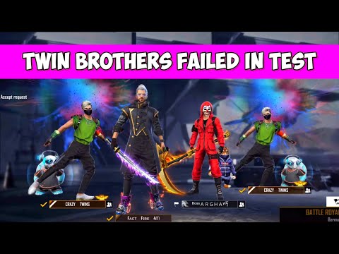 Twin Brothers Failed In Test ?? 😂😂 || #shorts #factfire #freefireprankvideo