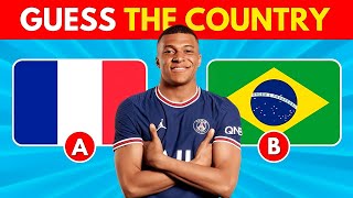 Guess the Country of the Football player |update 2024