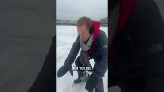 What The Beach Looks Like The Day After A Major Winter Storm
