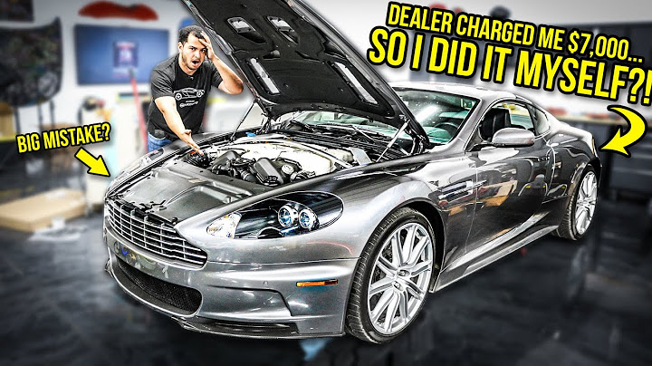 Aston Martin Wanted $7,000+ To Fix My DBS...So I Did It MYSELF (WAY Harder Than I Thought)
