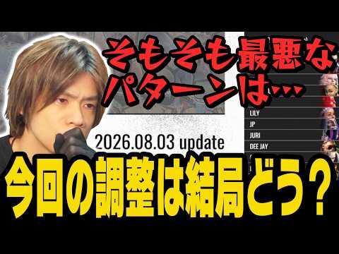 【スト6、SF6】結局、今回の調整はどうなんだい…？